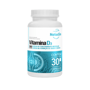 Vitamina D3 2000 UI Natuclin - 30 cápsulas