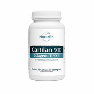 Cartilan Colágeno Tipo 2 com Vitaminas - 30 cápsulas - 500mg