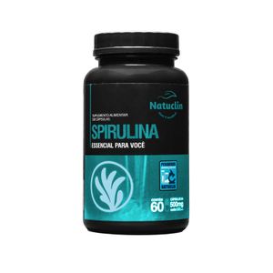 Spirulina - 60 cápsulas - 500mg
